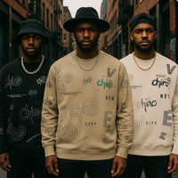 Buzo En Algodón De Rib Estampado